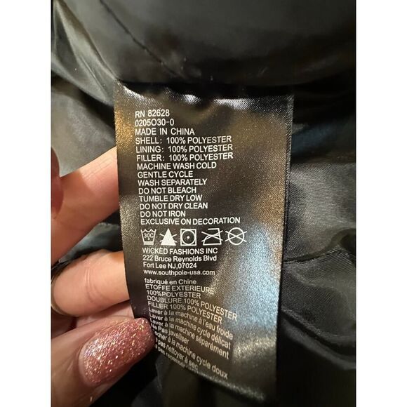 Southpole VINTAGE Y2K Camo Army Zip Up Bomber Puffer Jacket Men’s Size Medium - Picture 13 of 13